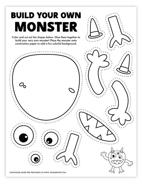 Halloween Monster Printables